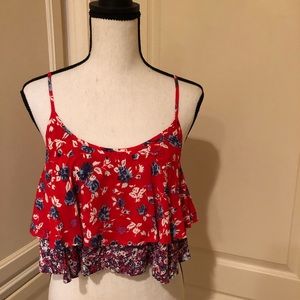 NWT “kimchi Blue” floral crop top